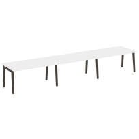 Onix Wood Стол переговорный (3 столешницы) OW.PRG-3.4 Белый бриллиант/Дуб светлый/Белый металл 4740*980*750 Onix Wood Стол переговорный (3 столешницы) OW.PRG-3.4 Белый бриллиант/Дуб светлый/Белый металл 4740*980*750