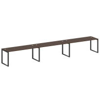 Metal System Р. ст. на 3 раб. места на О-образном м/к БО.СМ-3.5 Акация/Антрацит металл 5400*720*750 Metal System Р. ст. на 3 раб. места на О-образном м/к БО.СМ-3.5 Акация/Антрацит металл 5400*720*750
