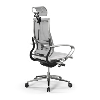 Кресло для руководителя Yoga 2DM B2-10K черный (бежевая строчка)