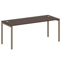 Metal System Quattro Стол офисный на П-образном м/к 40БП.СП-5 Вяз/Мокко металл 1800×720×750 Metal System Quattro Стол офисный на П-образном м/к 40БП.СП-5 Вяз/Мокко металл 1800×720×750