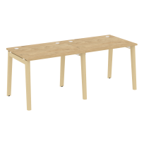 Onix Wood Рабочая станция OW.RS-2.1.8 Белый бриллиант/Дуб светлый/Белый металл 1960*800*750 Onix Wood Рабочая станция OW.RS-2.1.8 Белый бриллиант/Дуб светлый/Белый металл 1960*800*750