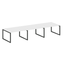 Metal System Quattro Перег. стол (3 столешницы) на О-оразном м/к 50БО.ПРГ-3.3 Акация/Антрацит металл 4200*1235*750 Metal System Quattro Перег. стол (3 столешницы) на О-оразном м/к 50БО.ПРГ-3.3 Акация/Антрацит металл 4200*1235*750
