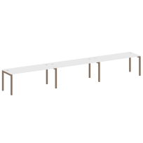 Metal System Quattro Р. ст. на 3 раб. места на П-образном м/к 50БП.СМ-3.5 Акация/Антрацит металл 5400*720*750 Metal System Quattro Р. ст. на 3 раб. места на П-образном м/к 50БП.СМ-3.5 Акация/Антрацит металл 5400*720*750