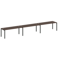 Metal System Р. ст. на 3 раб. места на П-образном м/к БП.СМ-3.5 Акация/Антрацит металл 5400*720*750 Metal System Р. ст. на 3 раб. места на П-образном м/к БП.СМ-3.5 Акация/Антрацит металл 5400*720*750