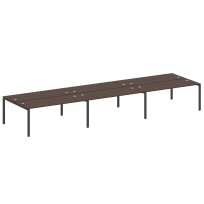 Metal System Р. ст. на 6 раб. места на П-образном м/к БП.СМ-6.5 Акация/Антрацит металл 5400*1475*750 Metal System Р. ст. на 6 раб. места на П-образном м/к БП.СМ-6.5 Акация/Антрацит металл 5400*1475*750