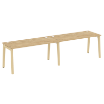 Onix Wood Рабочая станция OW.RS-2.4.7 Белый бриллиант/Дуб светлый/Белый металл 3160*720*750 Onix Wood Рабочая станция OW.RS-2.4.7 Белый бриллиант/Дуб светлый/Белый металл 3160*720*750