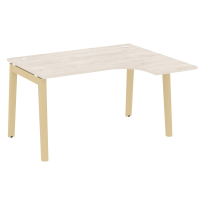 Onix Wood Стол эргономичный правый OW.SA-3 (R) Белый бриллиант/Дуб светлый/Белый металл 1380*1180*750 (800/460) Onix Wood Стол эргономичный правый OW.SA-3 (R) Белый бриллиант/Дуб светлый/Белый металл 1380*1180*750 (800/460)