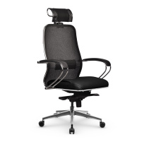 Кресло для руководителя Samurai SL-2.041 Infinity Easy Clean черный плюс