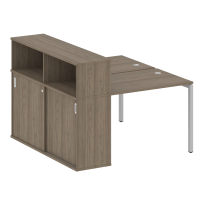 Metal System Quattro Р. ст. с шкафом-купе на П-образном м/к 40БП.РС-СШК-2.1 Т Акация/Антрацит металл 1410*1475*1098 Metal System Quattro Р. ст. с шкафом-купе на П-образном м/к 40БП.РС-СШК-2.1 Т Акация/Антрацит металл 1410*1475*1098