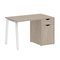 Home Office Стол офисный VR.SP-3-118.1.A Дуб Аттик/Металл Черный 1180×720×750 Home Office Стол офисный VR.SP-3-118.1.A Дуб Аттик/Металл Черный 1180×720×750