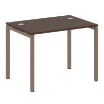 Metal System Quattro Стол офисный на П-образном м/к 40БП.СП-1 Вяз/Мокко металл 1000×720×750 Metal System Quattro Стол офисный на П-образном м/к 40БП.СП-1 Вяз/Мокко металл 1000×720×750