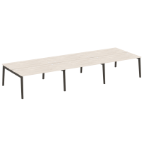Onix Wood Рабочая станция OW.D.RS-6.4.8 Белый бриллиант/Дуб светлый/Белый металл 4740*1635*750 Onix Wood Рабочая станция OW.D.RS-6.4.8 Белый бриллиант/Дуб светлый/Белый металл 4740*1635*750