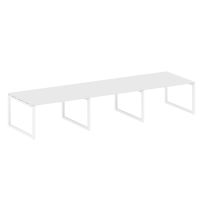 Metal System Quattro Перег. стол (3 столешницы) на О-оразном м/к 50БО.ПРГ-3.3 Акация/Антрацит металл 4200*1235*750 Metal System Quattro Перег. стол (3 столешницы) на О-оразном м/к 50БО.ПРГ-3.3 Акация/Антрацит металл 4200*1235*750