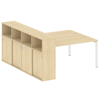 Metal System Quattro Р. ст. с шкафом-купе на П-образном м/к 50БП.РС-СШК-4.4 Т Акация/Антрацит металл 2010*2332*1098 Metal System Quattro Р. ст. с шкафом-купе на П-образном м/к 50БП.РС-СШК-4.4 Т Акация/Антрацит металл 2010*2332*1098