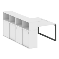 Metal System Quattro Р. ст. с шкафом-купе на О-образном м/к 50БО.РС-СШК-4.2 Т Акация/Антрацит металл 1610*2332*1098 Metal System Quattro Р. ст. с шкафом-купе на О-образном м/к 50БО.РС-СШК-4.2 Т Акация/Антрацит металл 1610*2332*1098