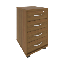 Riva Тумба подкатная с фолдингом А.ТМ-4F Белый 420*450*708