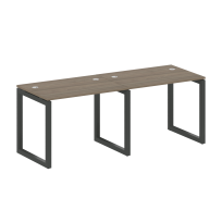 Metal System Quattro Р. ст. на 2 раб. места на О-образном м/к 50БО.СМ-2.1 Акация/Антрацит металл 2000*720*750 Metal System Quattro Р. ст. на 2 раб. места на О-образном м/к 50БО.СМ-2.1 Акация/Антрацит металл 2000*720*750