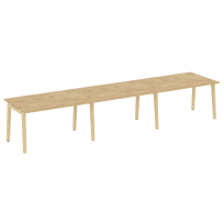 Onix Wood Стол переговорный (3 столешницы) OW.PRG-3.3 Белый бриллиант/Дуб светлый/Белый металл 4140*980*750 Onix Wood Стол переговорный (3 столешницы) OW.PRG-3.3 Белый бриллиант/Дуб светлый/Белый металл 4140*980*750