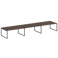 Metal System Quattro Перег. стол (3 столешницы) на О-оразном м/к 40БО.ПРГ-3.5 Акация/Антрацит металл 5400*1235*750 Metal System Quattro Перег. стол (3 столешницы) на О-оразном м/к 40БО.ПРГ-3.5 Акация/Антрацит металл 5400*1235*750
