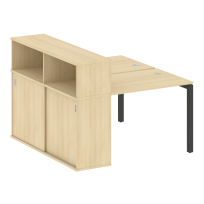 Metal System Quattro Р. ст. с шкафом-купе на П-образном м/к 50БП.РС-СШК-2.1 Т Акация/Антрацит металл 1410*1475*1098 Metal System Quattro Р. ст. с шкафом-купе на П-образном м/к 50БП.РС-СШК-2.1 Т Акация/Антрацит металл 1410*1475*1098