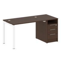 Metal System Quattro Р. ст. с тумбой на П-образном м/к 50БП.РС-СТП-1.2 Акация/Антрацит металл 1612*720*750 Metal System Quattro Р. ст. с тумбой на П-образном м/к 50БП.РС-СТП-1.2 Акация/Антрацит металл 1612*720*750