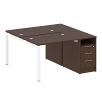 Metal System Quattro Р. ст. с тумбой на П-образном м/к 50БП.РС-СТП-2.1 Акация/Антрацит металл 1412*1475*750 Metal System Quattro Р. ст. с тумбой на П-образном м/к 50БП.РС-СТП-2.1 Акация/Антрацит металл 1412*1475*750