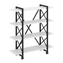 Loft Стеллаж на колесных опорах-4 полки VR.L-MST.K-4.8V Тиквуд тёмный/Чёрный металл 1200×400×1334 Loft Стеллаж на колесных опорах-4 полки VR.L-MST.K-4.8V Тиквуд тёмный/Чёрный металл 1200×400×1334