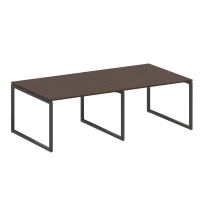 Metal System Quattro Перег. стол (2 столешницы) на О-образном м/к 40БО.ПРГ-2.2 Акация/Антрацит металл 2400*1235*750 Metal System Quattro Перег. стол (2 столешницы) на О-образном м/к 40БО.ПРГ-2.2 Акация/Антрацит металл 2400*1235*750