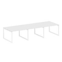 Metal System Quattro Перег. стол (3 столешницы) на О-оразном м/к 50БО.ПРГ-3.2 Акация/Антрацит металл 3600*1235*750 Metal System Quattro Перег. стол (3 столешницы) на О-оразном м/к 50БО.ПРГ-3.2 Акация/Антрацит металл 3600*1235*750