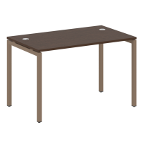 Metal System Quattro Стол офисный на П-образном м/к 40БП.СП-2 Вяз/Мокко металл 1200×720×750 Metal System Quattro Стол офисный на П-образном м/к 40БП.СП-2 Вяз/Мокко металл 1200×720×750