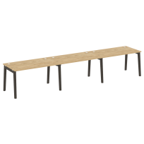 Onix Wood Рабочая станция OW.RS-3.3.8 Белый бриллиант/Дуб светлый/Белый металл 4140*800*750 Onix Wood Рабочая станция OW.RS-3.3.8 Белый бриллиант/Дуб светлый/Белый металл 4140*800*750
