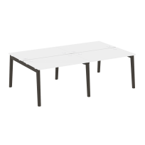 Onix Wood Рабочая станция OW.D.RS-4.2.7 Белый бриллиант/Дуб светлый/Белый металл 2360*1475*750 Onix Wood Рабочая станция OW.D.RS-4.2.7 Белый бриллиант/Дуб светлый/Белый металл 2360*1475*750
