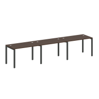 Metal System Р. ст. на 3 раб. места на П-образном м/к БП.СМ-3.2 Акация/Антрацит металл 3600*720*750 Metal System Р. ст. на 3 раб. места на П-образном м/к БП.СМ-3.2 Акация/Антрацит металл 3600*720*750