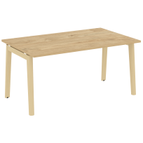 Onix Wood Стол переговорный (1 столешница) OW.PRG-1.4 Белый бриллиант/Дуб светлый/Белый металл 1580*980*750 Onix Wood Стол переговорный (1 столешница) OW.PRG-1.4 Белый бриллиант/Дуб светлый/Белый металл 1580*980*750