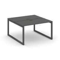 Стол-бенч двухсторонний двухместный Style Project SN-5O.DRS-024 / Дуб Табак – Металл Белый / 1580×1632×750 Стол-бенч двухсторонний двухместный Style Project SN-5O.DRS-024 / Дуб Табак – Металл Белый / 1580×1632×750