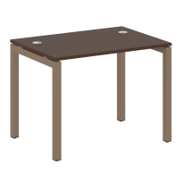 Metal System Quattro Стол офисный на П-образном м/к 50БП.СП-1 Вяз/Мокко металл 1000×720×750 Metal System Quattro Стол офисный на П-образном м/к 50БП.СП-1 Вяз/Мокко металл 1000×720×750
