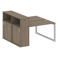 Metal System Quattro Р. ст. с шкафом-купе на О-образном м/к 50БО.РС-СШК-2.2 Т Акация/Антрацит металл 1610*1475*1098 Metal System Quattro Р. ст. с шкафом-купе на О-образном м/к 50БО.РС-СШК-2.2 Т Акация/Антрацит металл 1610*1475*1098