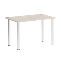 Home Office Стол офисный VR.SP-3-118 Серый/Хром опоры 1180×720×750 Home Office Стол офисный VR.SP-3-118 Серый/Хром опоры 1180×720×750