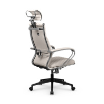 Кресло для руководителя Метта L 2c 44C/K_17832_Кожа перфорированная NewLeather - Черный_Кожа перфорированная NewLeather - Черный Кресло для руководителя Метта L 2c 44C/K_17832_Кожа перфорированная NewLeather - Черный_Кожа перфорированная NewLeather - Черный