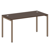 Metal System Quattro Стол офисный на П-образном м/к 40БП.СП-3 Вяз/Мокко металл 1400×720×750 Metal System Quattro Стол офисный на П-образном м/к 40БП.СП-3 Вяз/Мокко металл 1400×720×750