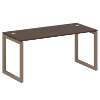 Metal System Quattro Стол офисный на О-образном м/к 50БО.СП-4 Вяз/Мокко металл 1600×720×750 Metal System Quattro Стол офисный на О-образном м/к 50БО.СП-4 Вяз/Мокко металл 1600×720×750