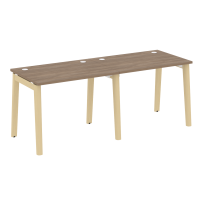 Onix Wood Рабочая станция OW.RS-2.1.7 Белый бриллиант/Дуб светлый/Белый металл 1960*720*750 Onix Wood Рабочая станция OW.RS-2.1.7 Белый бриллиант/Дуб светлый/Белый металл 1960*720*750