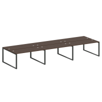 Metal System Р. ст. на 6 раб. места на О-образном м/к БО.СМ-6.4 Акация/Антрацит металл 4800*1475*750 Metal System Р. ст. на 6 раб. места на О-образном м/к БО.СМ-6.4 Акация/Антрацит металл 4800*1475*750