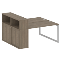 Metal System Quattro Р. ст. с шкафом-купе на О-образном м/к 50БО.РС-СШК-2.3 Т Акация/Антрацит металл 1810*1475*1098 Metal System Quattro Р. ст. с шкафом-купе на О-образном м/к 50БО.РС-СШК-2.3 Т Акация/Антрацит металл 1810*1475*1098