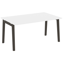 Onix Wood Стол переговорный (1 столешница) OW.PRG-1.4 Белый бриллиант/Дуб светлый/Белый металл 1580*980*750 Onix Wood Стол переговорный (1 столешница) OW.PRG-1.4 Белый бриллиант/Дуб светлый/Белый металл 1580*980*750