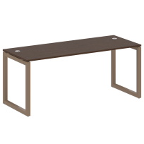 Metal System Quattro Стол офисный на О-образном м/к 50БО.СП-5 Вяз/Мокко металл 1800×720×750 Metal System Quattro Стол офисный на О-образном м/к 50БО.СП-5 Вяз/Мокко металл 1800×720×750