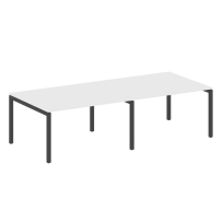 Metal System Quattro Перег. стол (2 столешницы) на П-образном м/к 50БП.ПРГ-2.3 Акация/Антрацит металл 2800*1235*750 Metal System Quattro Перег. стол (2 столешницы) на П-образном м/к 50БП.ПРГ-2.3 Акация/Антрацит металл 2800*1235*750