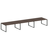 Metal System Перег. стол (3 столешницы) на О-оразном м/к БО.ПРГ-3.5 Акация/Антрацит металл 5400*1235*750 Metal System Перег. стол (3 столешницы) на О-оразном м/к БО.ПРГ-3.5 Акация/Антрацит металл 5400*1235*750