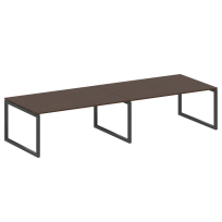 Metal System Quattro Перег. стол (2 столешницы) на О-образном м/к 50БО.ПРГ-2.5 Акация/Антрацит металл 3600*1235*750 Metal System Quattro Перег. стол (2 столешницы) на О-образном м/к 50БО.ПРГ-2.5 Акация/Антрацит металл 3600*1235*750
