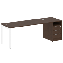 Metal System Quattro Р. ст. с тумбой на П-образном м/к 50БП.РС-СТП-1.5 Акация/Антрацит металл 2212*720*750 Metal System Quattro Р. ст. с тумбой на П-образном м/к 50БП.РС-СТП-1.5 Акация/Антрацит металл 2212*720*750